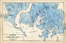 Baltimore County - District 12, East, River Neck, Chesapeake Bay, Bird River, Hawk Cove, Baltimore and Anne Arundel County 1878